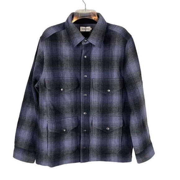 Taylor Stitch The Forester Jacket in Wool Ash Barn Chore Plaid MSRP $328 NWT - Picture 2 of 7